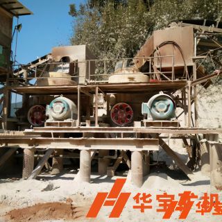 廣東肇慶月產120000噸花崗巖制砂生產線項目